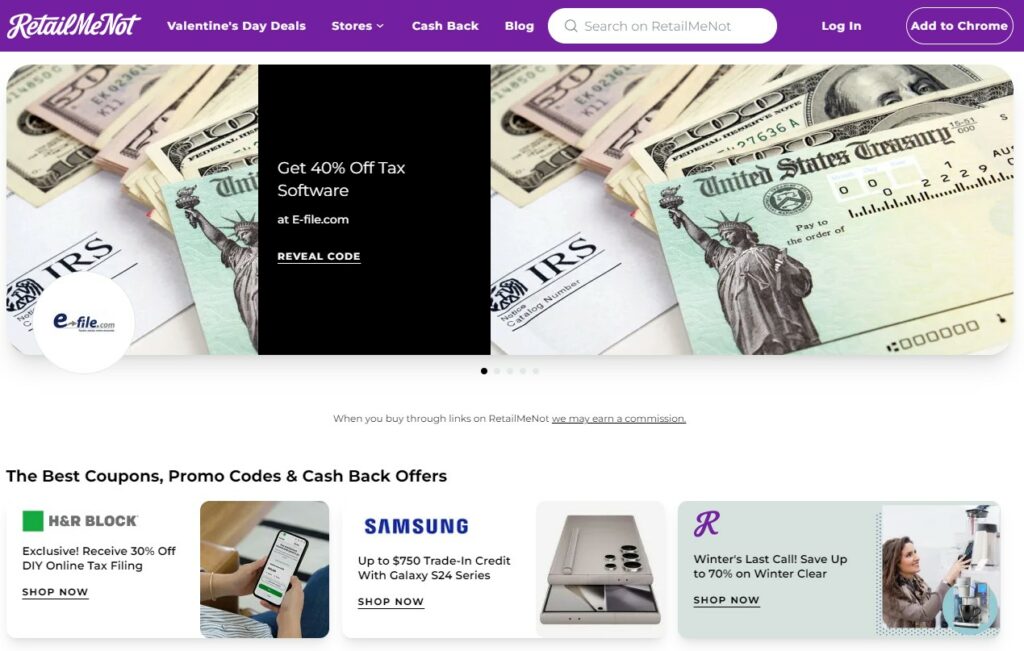 retail me not Promo Code Sites That Work