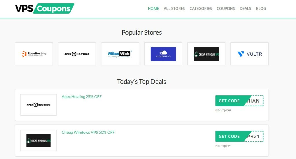 vps coupons Promo Code Sites That Work