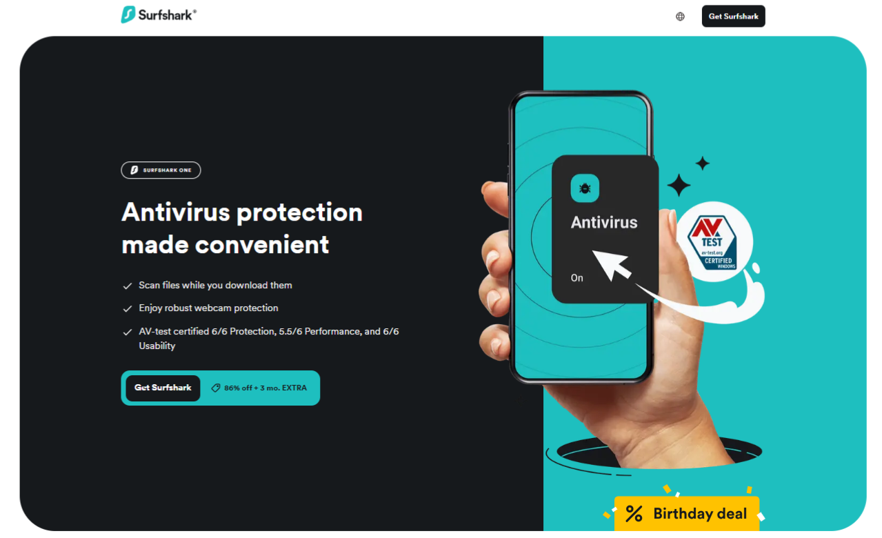 Surfshark Antivirus